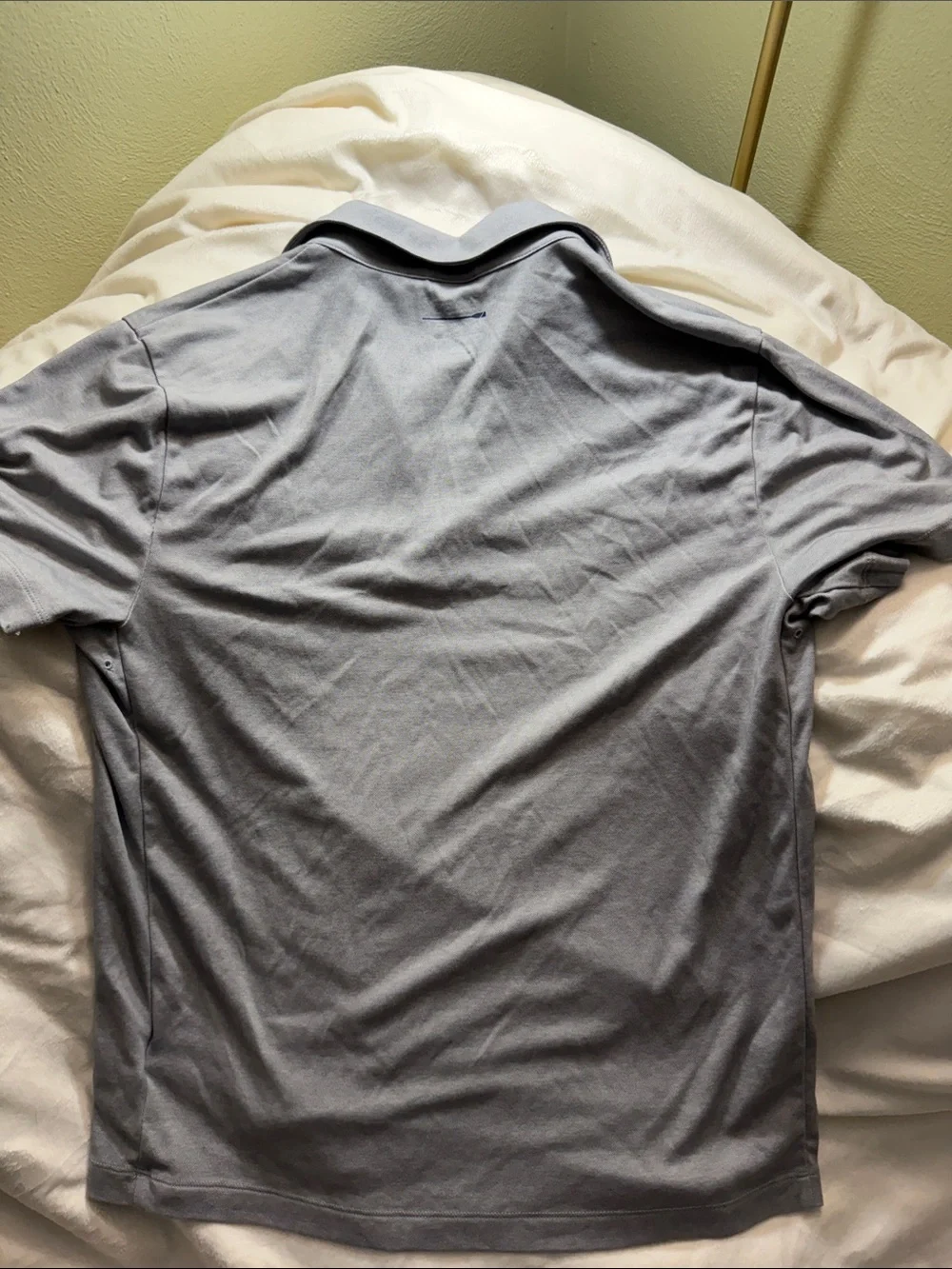 J. Crew Men's Gray Short-Sleeve Polo